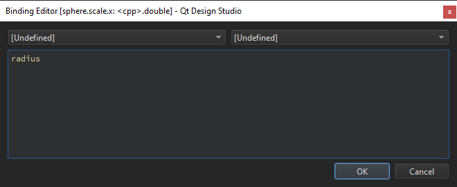 {radius set in Binding Editor.}